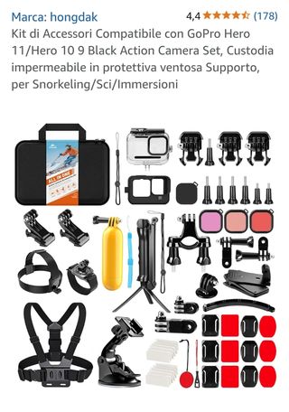 Kit Accessori GoPro Hero 11/10/9 Hongdak