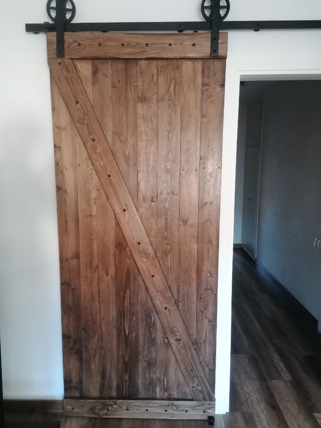 Puerta Rústica Estilo Granero