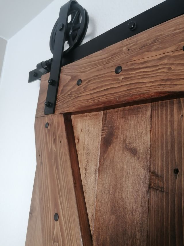 Puerta Rústica Estilo Granero