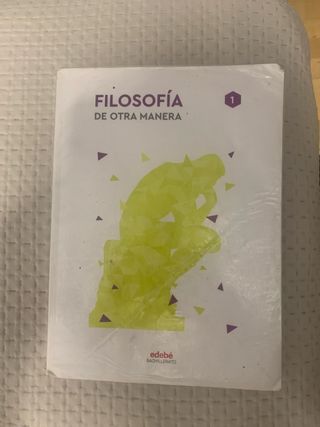 libro filosofía 1 bachillerato edebe