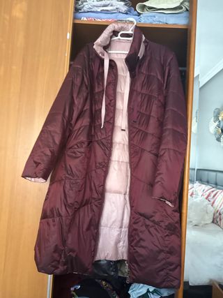 Parka Javier Simorra Talla 40 Roja
