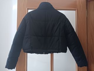 Cazadora Negra Bershka Niña Talla XS