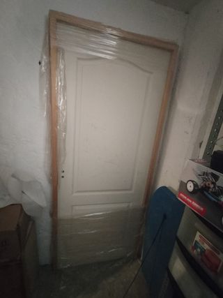 Puerta de paso madera medidas 0.87x2.07 paso dcha
