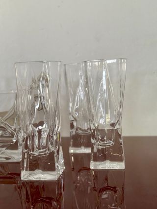 Set da liquore Cristallo Vintage Anni '70 