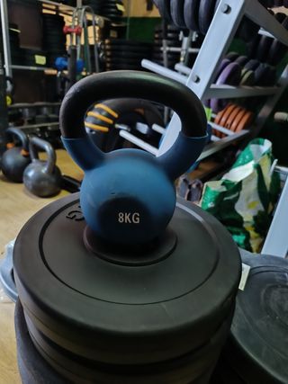 Kettlebell 8kg Azul