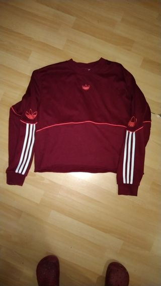 Sudadera Adidas Roja Talla L