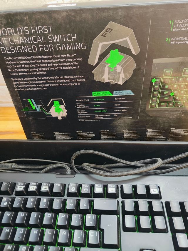 Teclado Razer BlackWidow Ultimate Mecánico