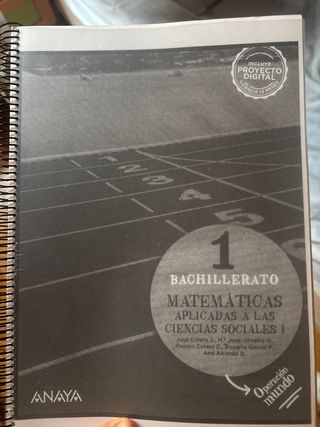 Matemáticas 1 bachillerato 