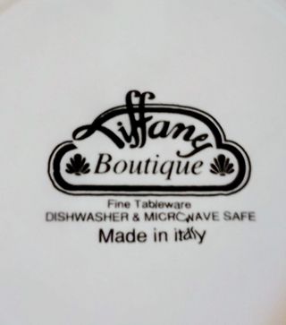 Piatto decorativo Tiffany Boutique Made in Italy