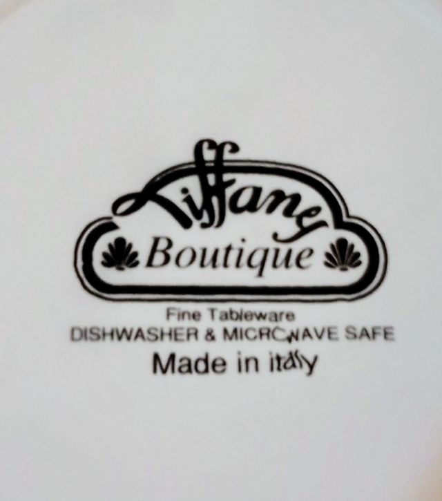 Piatto decorativo Tiffany Boutique Made in Italy