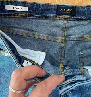 Vaqueros cortos Jack & Jones azules