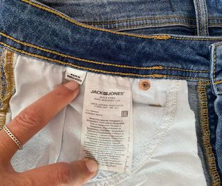 Vaqueros cortos Jack & Jones azules