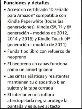 Funda para E-reader Kindle