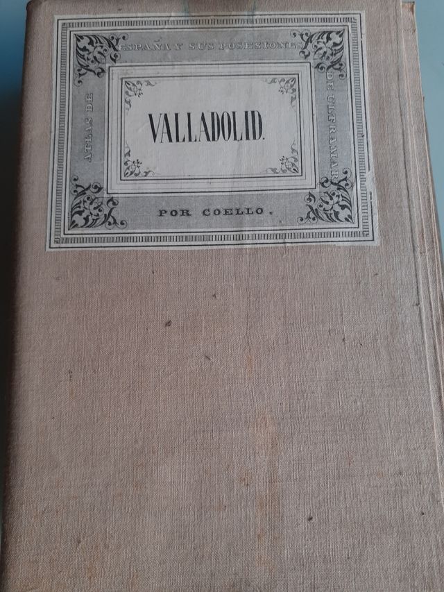 Mapa de Valladolid en tela