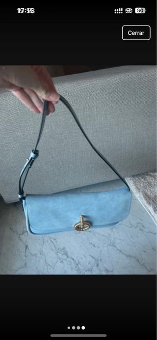 Bolso de hombro azul