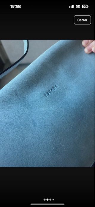 Bolso de hombro azul