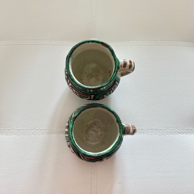 Tazas cerámica antiguas Puente de Arzobispo