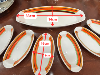 Juego Bandejas Aperitivo Vintage