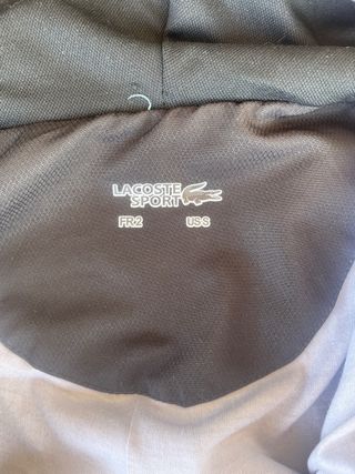 Chaqueta Lacoste Negra y Azul