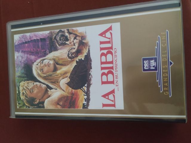 Película VHS La Biblia y Jumanji