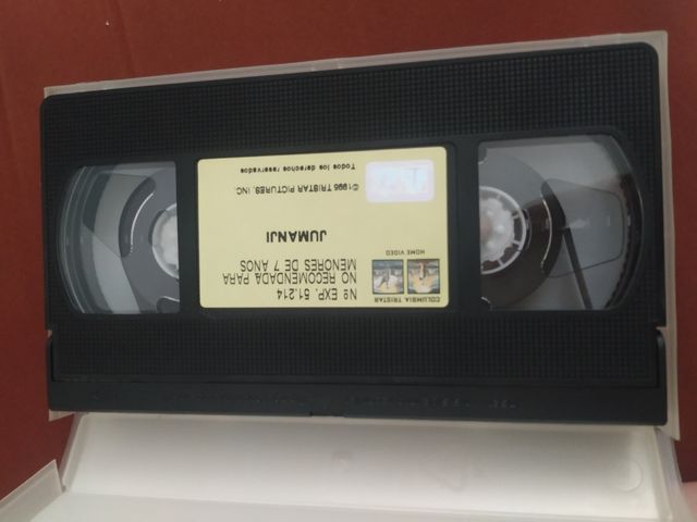 Película VHS La Biblia y Jumanji