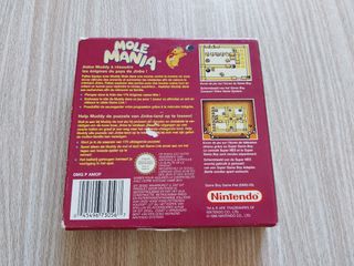 ESPAÑOLIZADO MOLE MANIA PAL NINTENDO GAME BOY