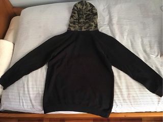 Sudadera Negra Camuflaje niño Talla 14-16