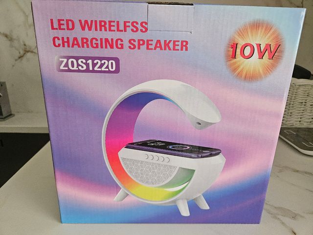 Altavoz Bluetooth y Cargador Inalámbrico Móvil