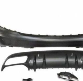 Paragolpes Trasero Mercedes W204 07-13 2-4P Look W
