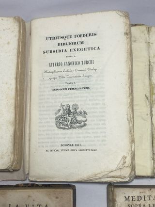 Lotto di Libri Antichi da Espozione
