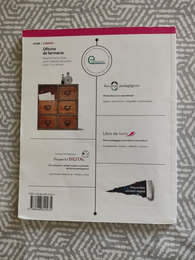 Libro de texto Oficina de farmacia