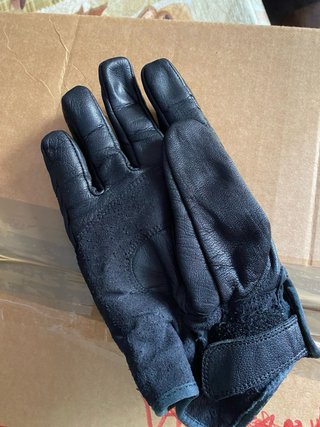 Guantes de cuero para moto con protección