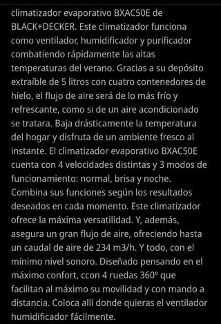 Humidificador Black & Decker Gris/Blanco