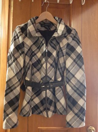 Chaqueta Zara Woman Cuadros Talla M