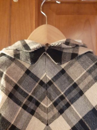Chaqueta Zara Woman Cuadros Talla M