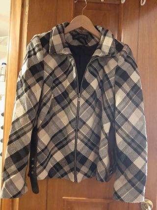 Chaqueta Zara Woman Cuadros Talla M