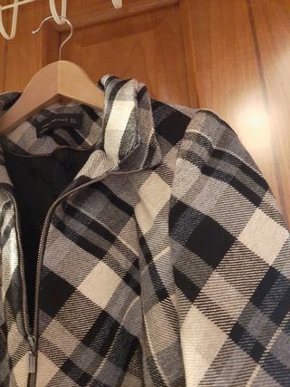 Chaqueta Zara Woman Cuadros Talla M