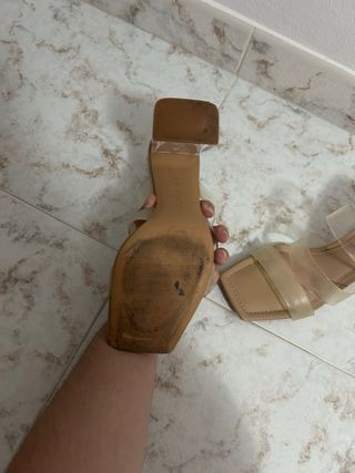 Tacones transparentes Stradivarius