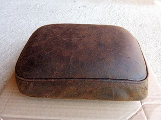Asiento antiguo de moto 