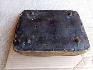 Asiento antiguo de moto 