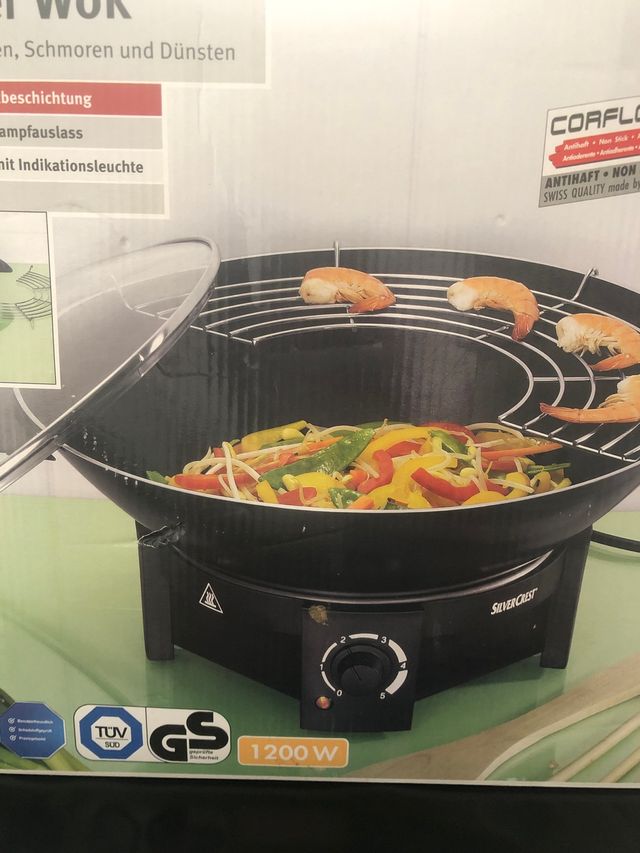 Silver Crest Wok Eléctrico 1200W
freidora sarten w