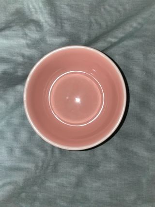 Cuenco para joyas rosa y blanco