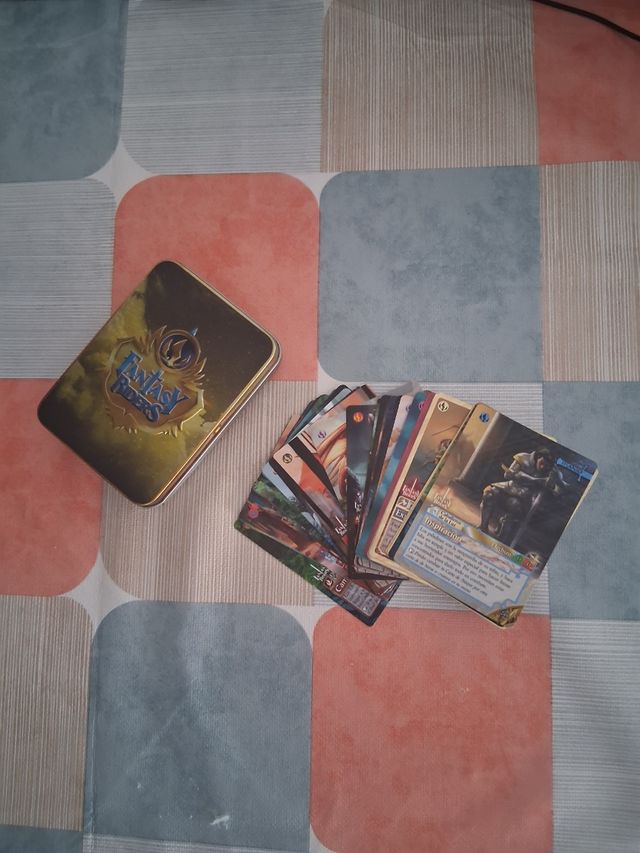 Fantasy Riders Cartas + Fiambrera Metálica