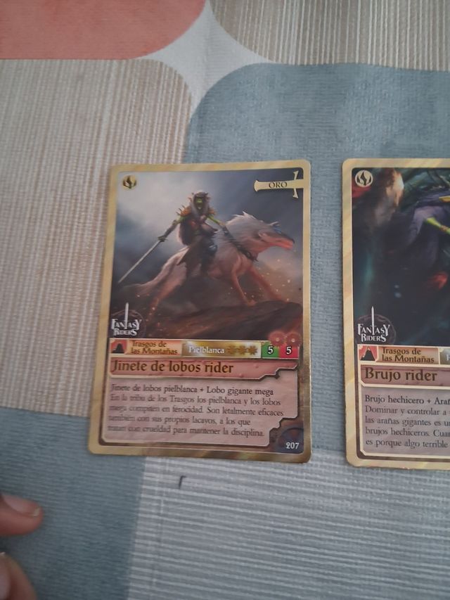 Fantasy Riders Cartas + Fiambrera Metálica