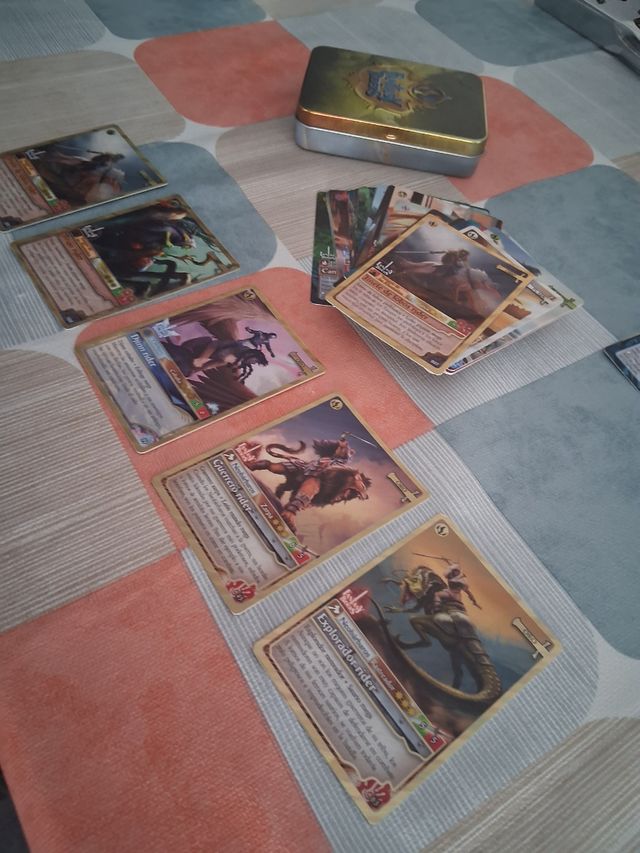 Fantasy Riders Cartas + Fiambrera Metálica