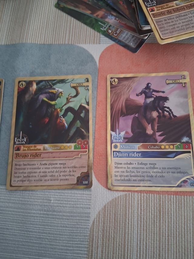 Fantasy Riders Cartas + Fiambrera Metálica