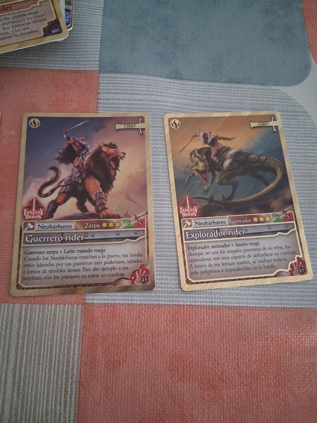 Fantasy Riders Cartas + Fiambrera Metálica