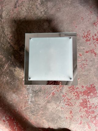 Lámpara de techo moderna cristal y metal