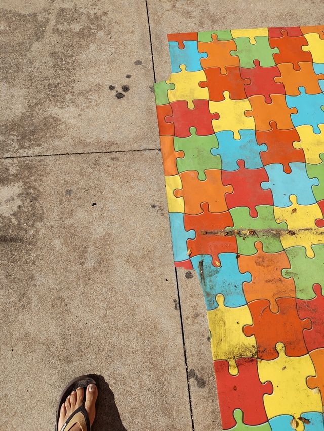 Tappetino in plastica colorato