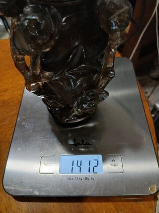 Tarro Chino Cristal de Roca Tallado